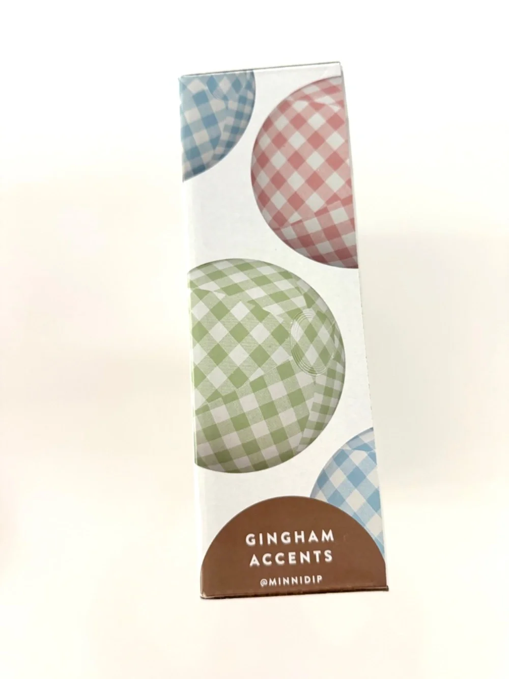 Minnidip discontinued gingham